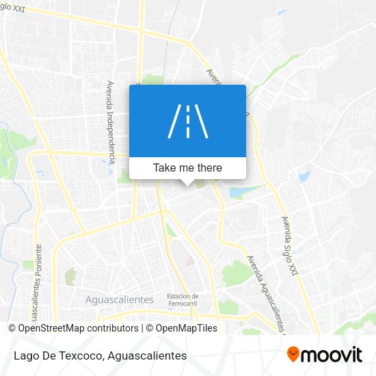 Lago De Texcoco map