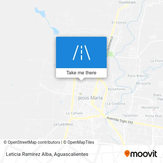 Leticia Ramirez Alba map