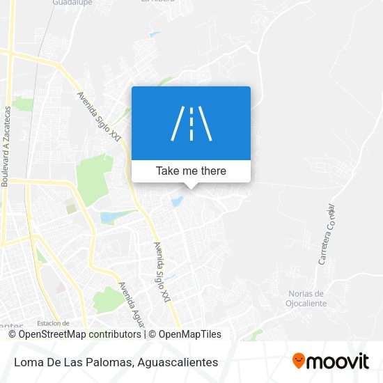 Mapa de Loma De Las Palomas