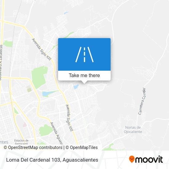 Loma Del Cardenal 103 map