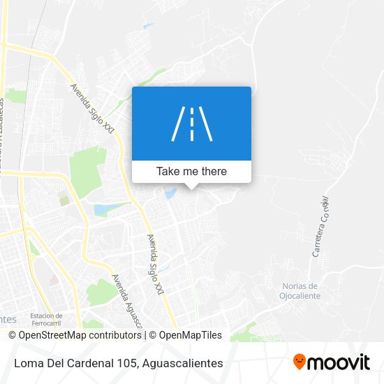 Mapa de Loma Del Cardenal 105