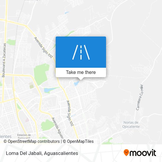 Loma Del Jabali map