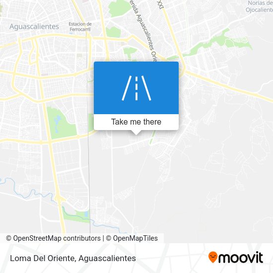Loma Del Oriente map
