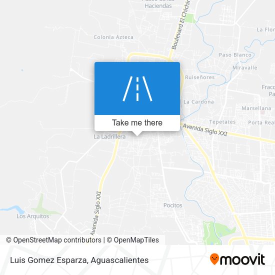 Luis Gomez Esparza map
