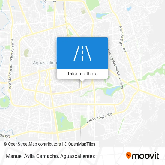 Manuel Avila Camacho map