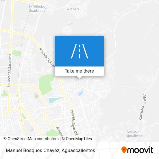 Manuel Bosques Chavez map