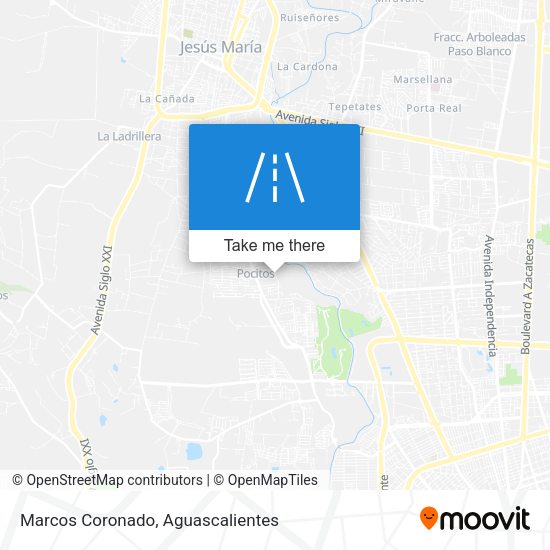 Marcos Coronado map