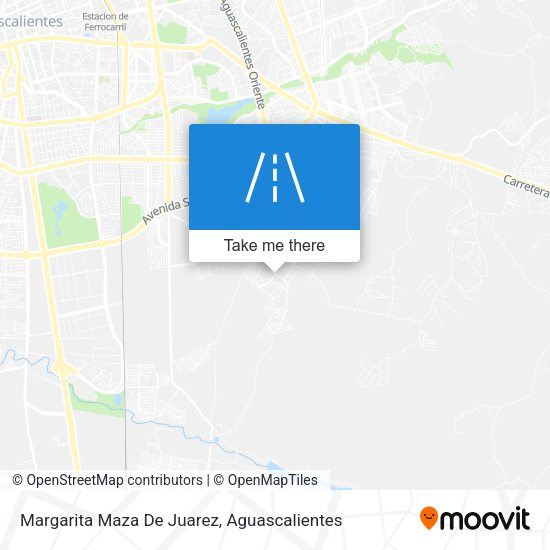 Margarita Maza De Juarez map