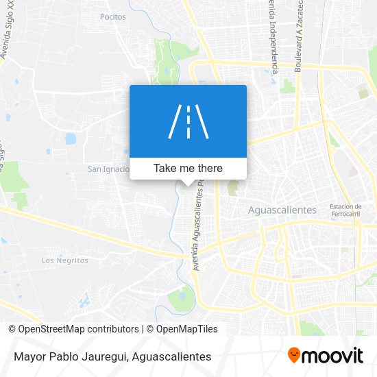 Mapa de Mayor Pablo Jauregui