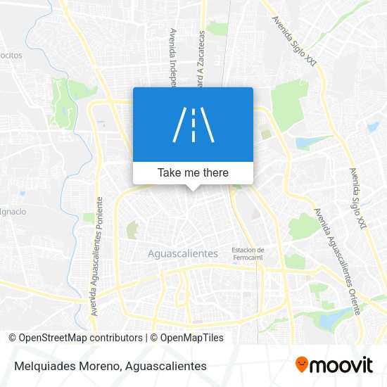 Melquiades Moreno map