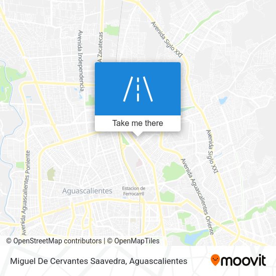Mapa de Miguel De Cervantes Saavedra