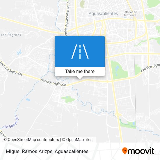 Mapa de Miguel Ramos Arizpe