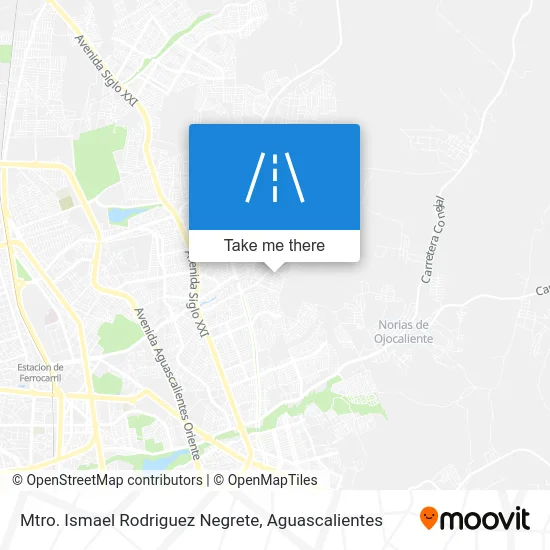 Mtro. Ismael Rodriguez Negrete map