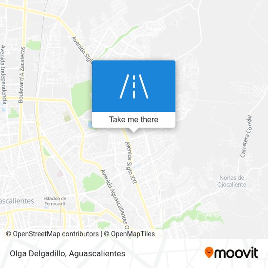 Olga Delgadillo map