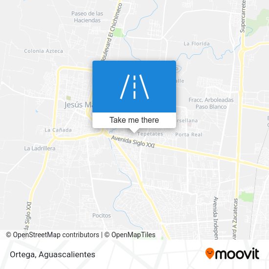 Mapa de Ortega