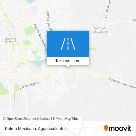 Palma Mexicana map