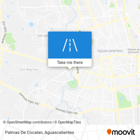 Palmas De Cocalan map