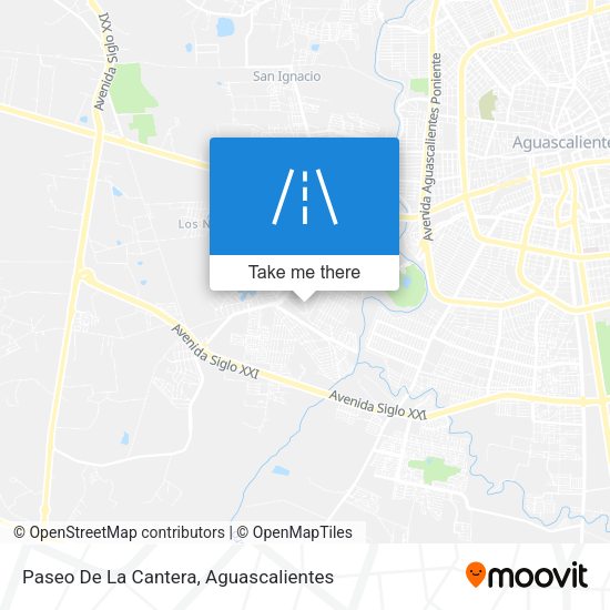 Mapa de Paseo De La Cantera