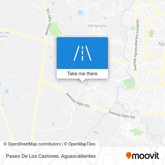 Paseo De Los Castores map