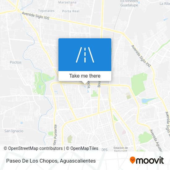 Mapa de Paseo De Los Chopos