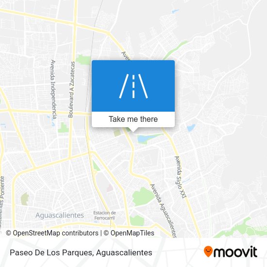 Paseo De Los Parques map