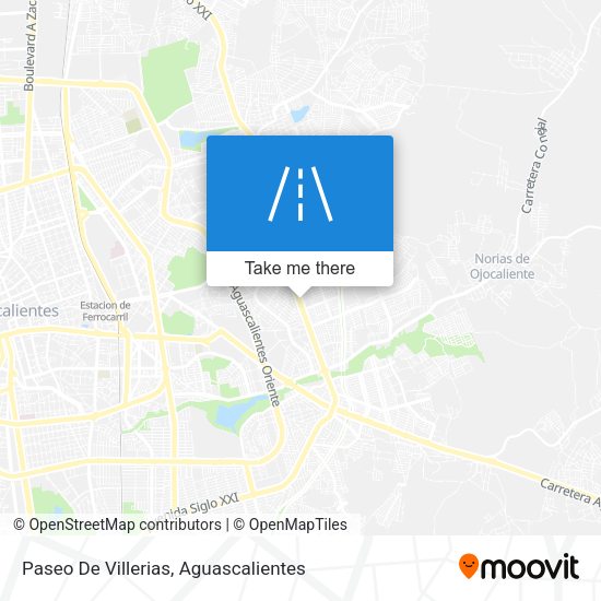 Paseo De Villerias map