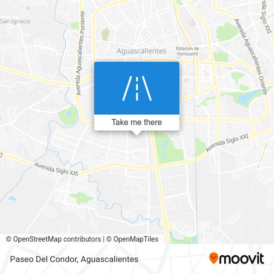 Paseo Del Condor map