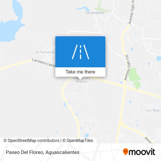Paseo Del Floreo map