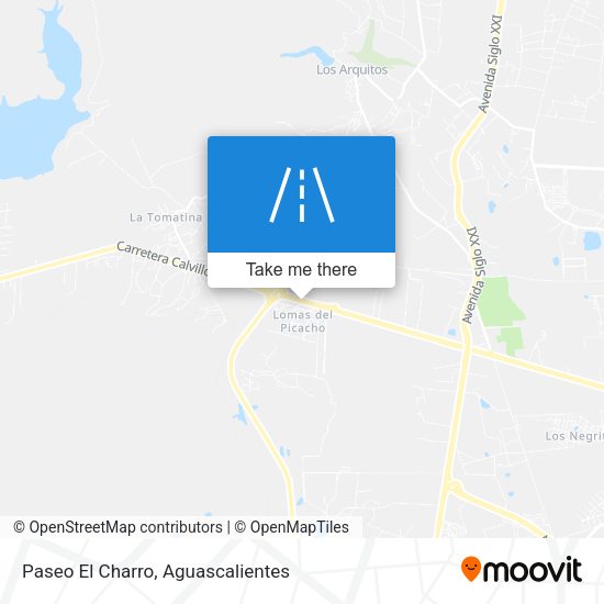Paseo El Charro map