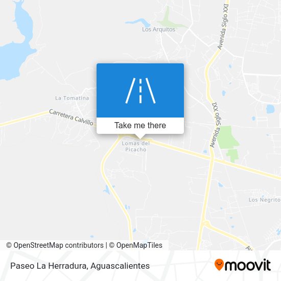 Paseo La Herradura map