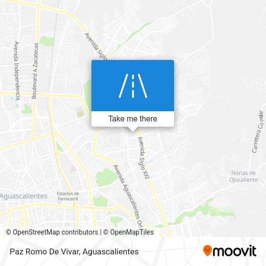 Paz Romo De Vivar map