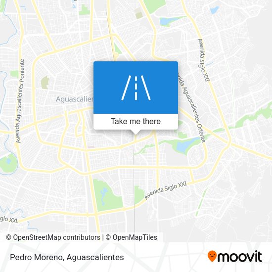 Pedro Moreno map