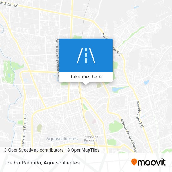 Mapa de Pedro Paranda