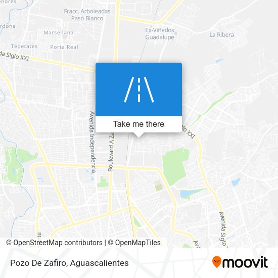 Mapa de Pozo De Zafiro