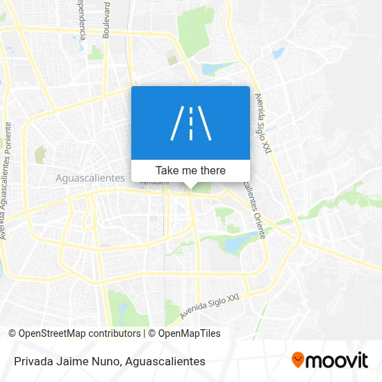 Privada Jaime Nuno map
