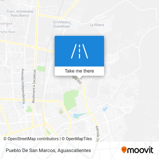 Pueblo De San Marcos map