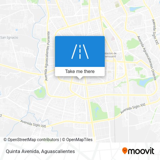 Mapa de Quinta Avenida