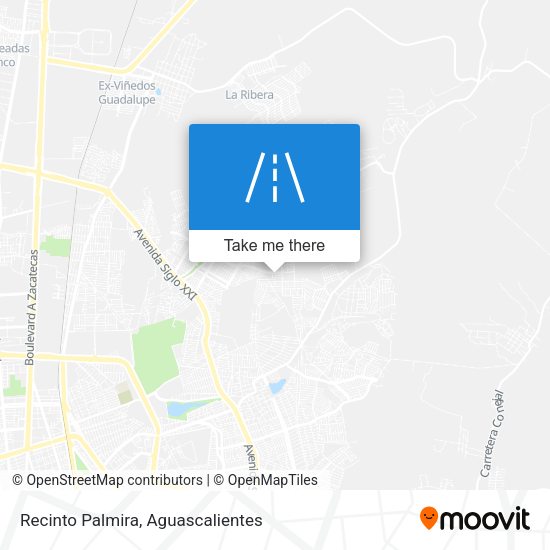 Recinto Palmira map