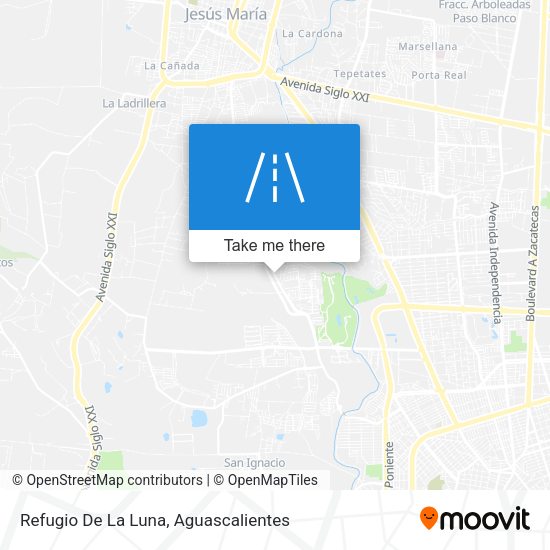 Mapa de Refugio De La Luna