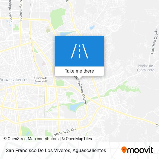 Mapa de San Francisco De Los Viveros