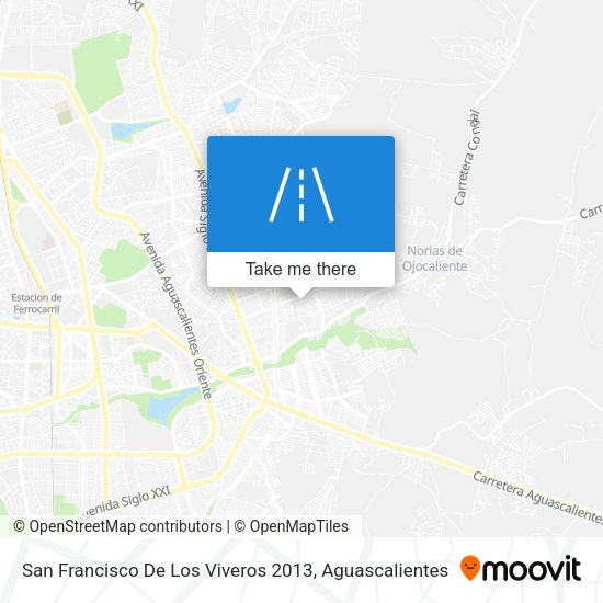Mapa de San Francisco De Los Viveros 2013