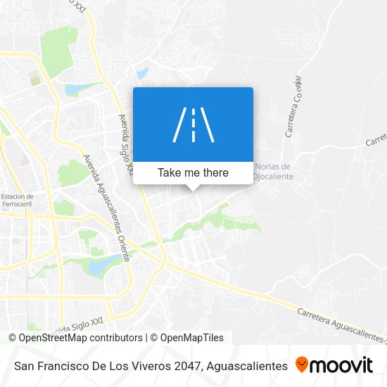 San Francisco De Los Viveros 2047 map