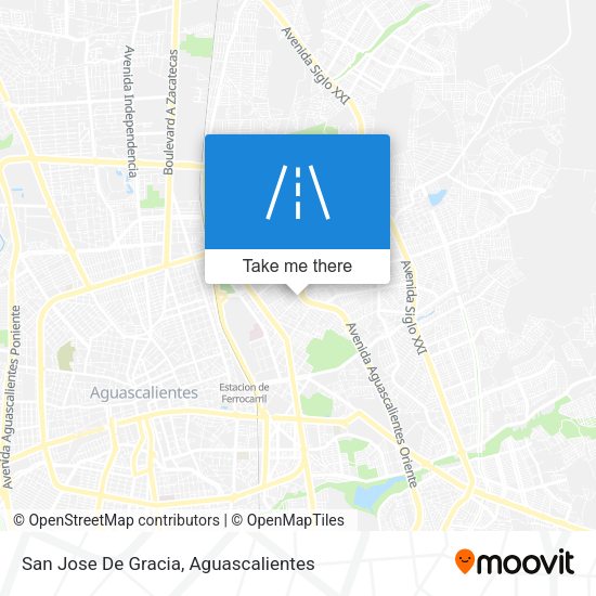 San Jose De Gracia map