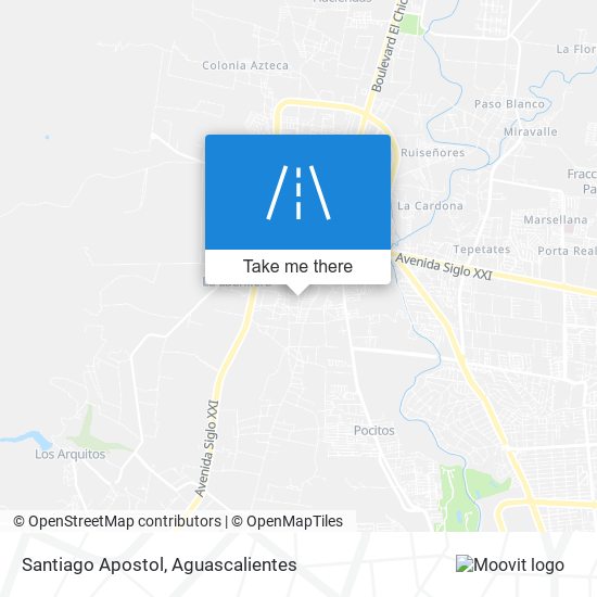 Santiago Apostol map