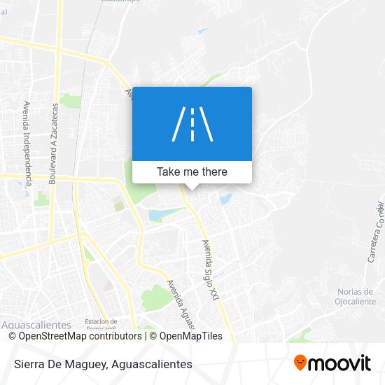 Sierra De Maguey map