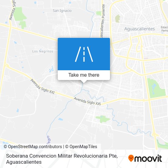 Mapa de Soberana Convencion Militar Revolucionaria Pte