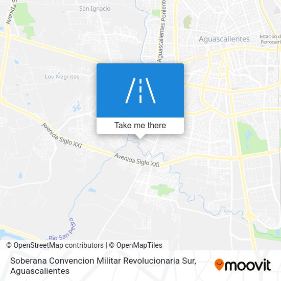 Soberana Convencion Militar Revolucionaria Sur map