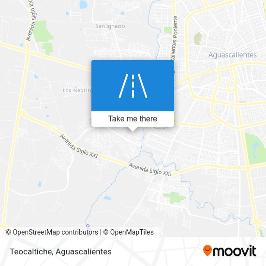 Mapa de Teocaltiche