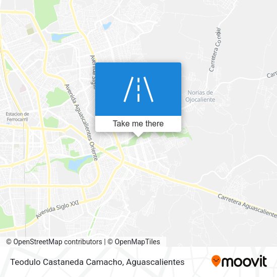 Mapa de Teodulo Castaneda Camacho