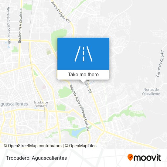 Trocadero map